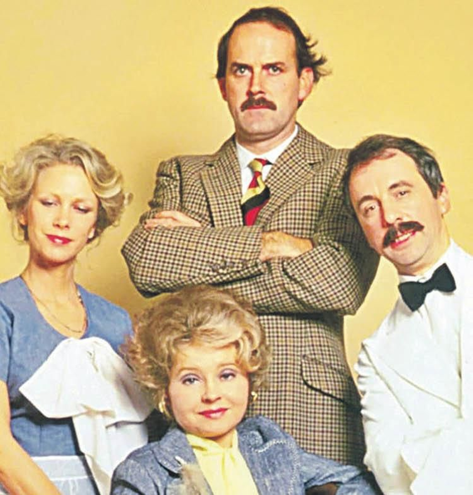 El elenco de “Hotel Fawlty”.