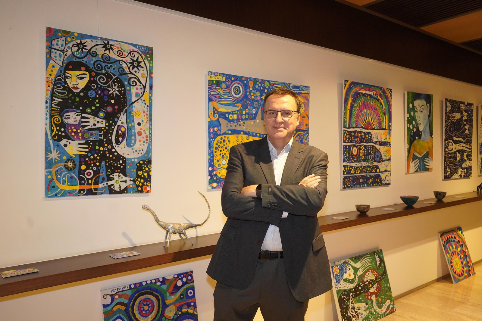 Carlos López Ramón y Cajal, en la sede del Colegio de Médicos en octubre de 2024.