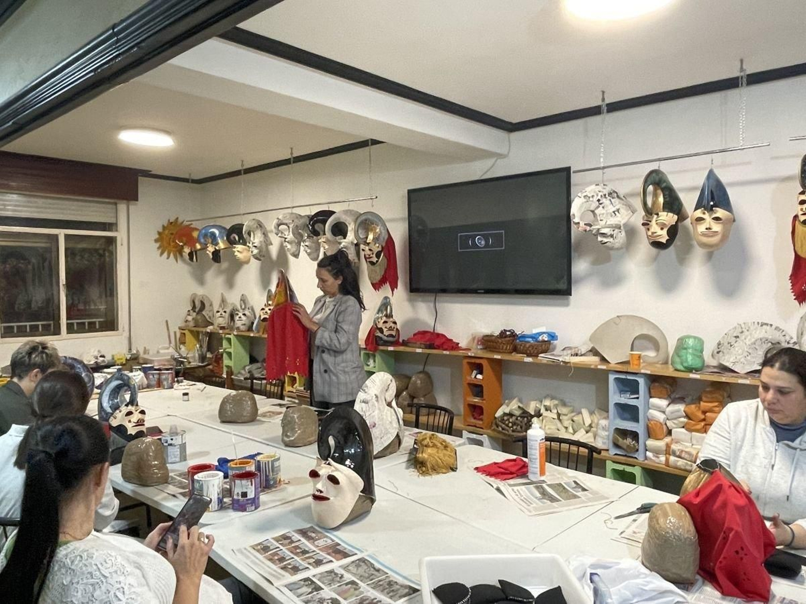 Taller de creación de las Pantallas de Xinzo