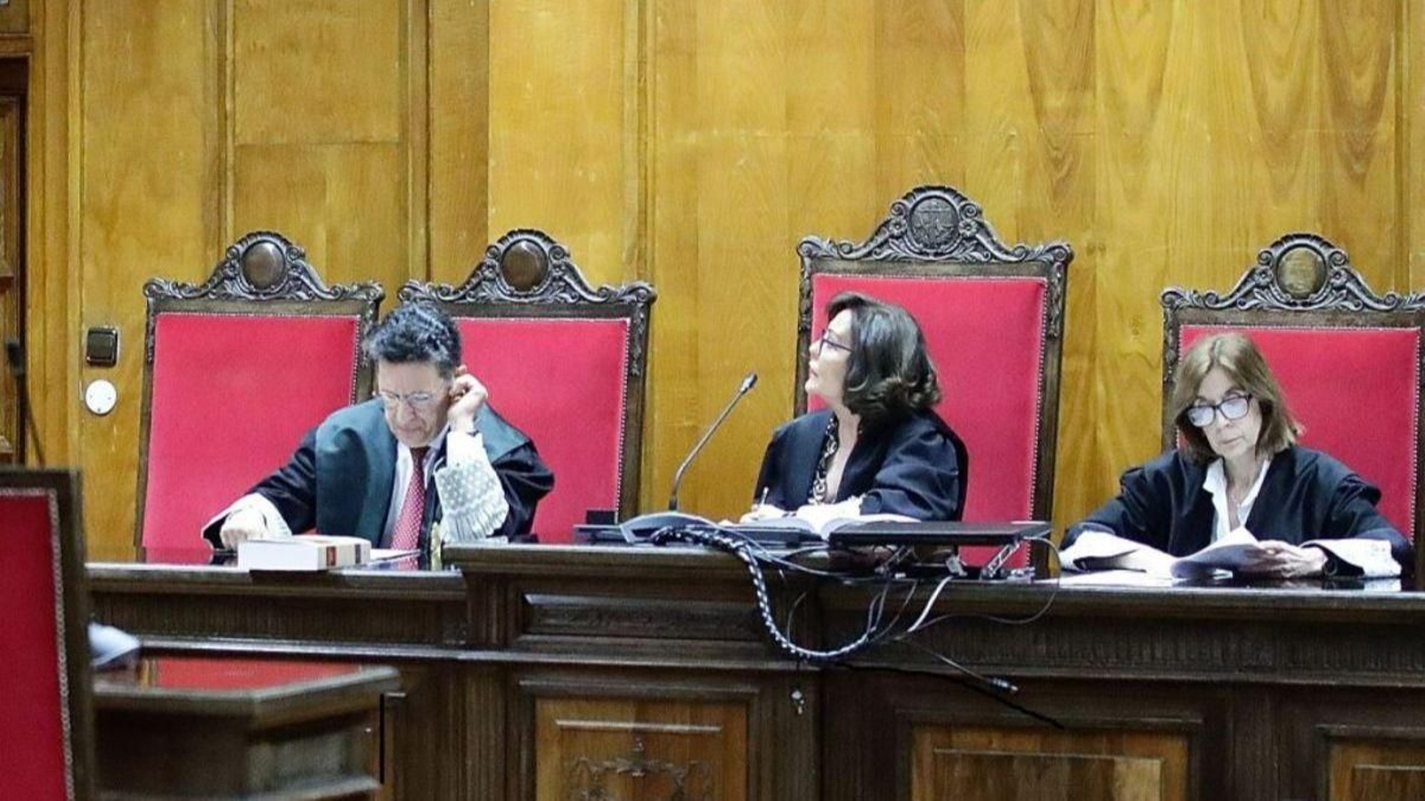 Los magistrados que dictarán sentencia.