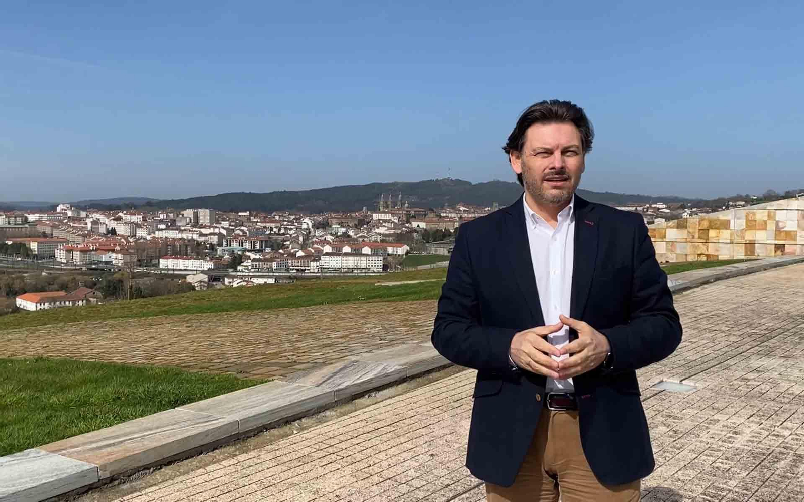Antonio Rodríguez Miranda, durante la presentación del nuevo espacio de la web de la Secretaría Xeral da Emigración