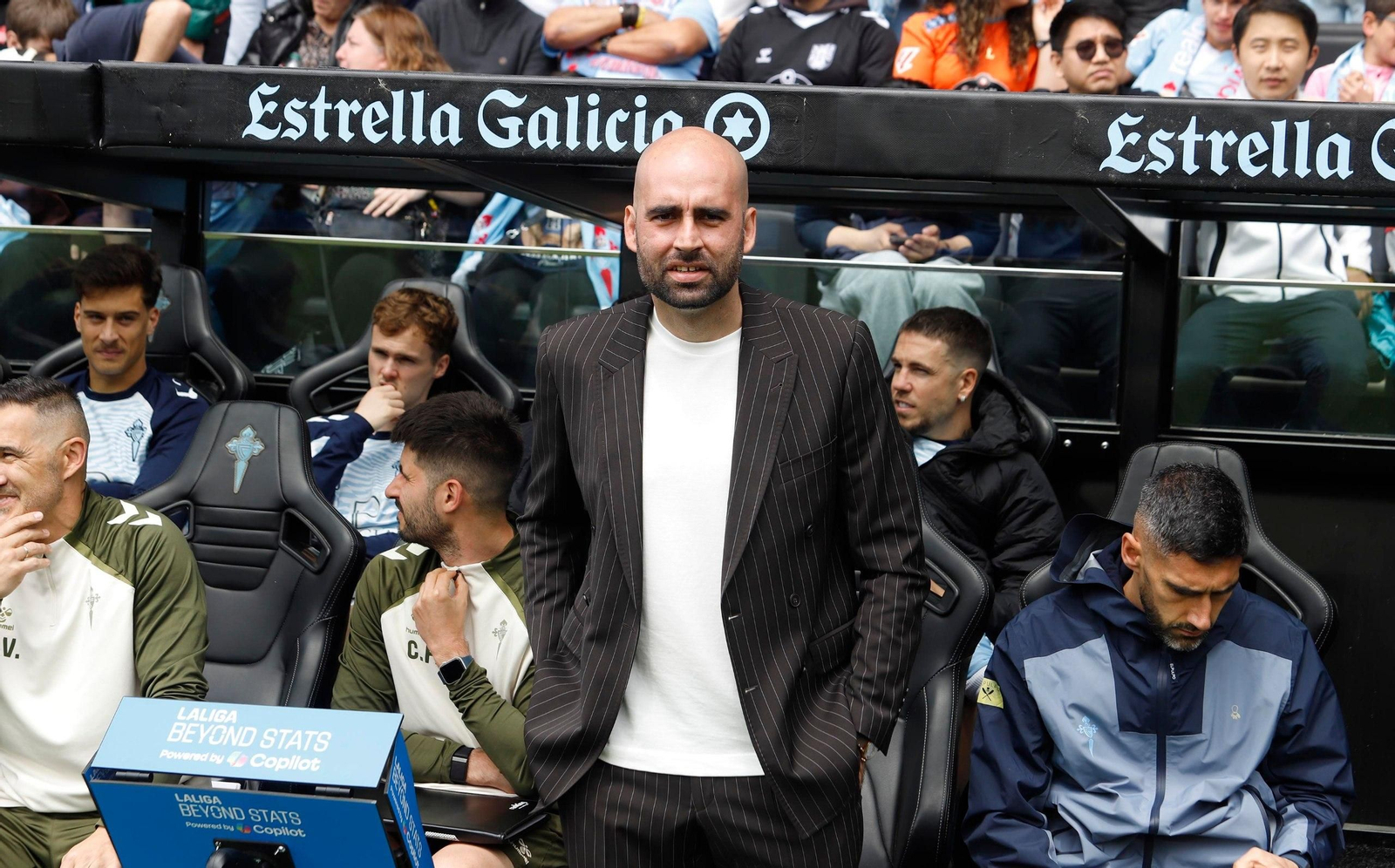 Claudio Giráldez, entrenador del Celta.