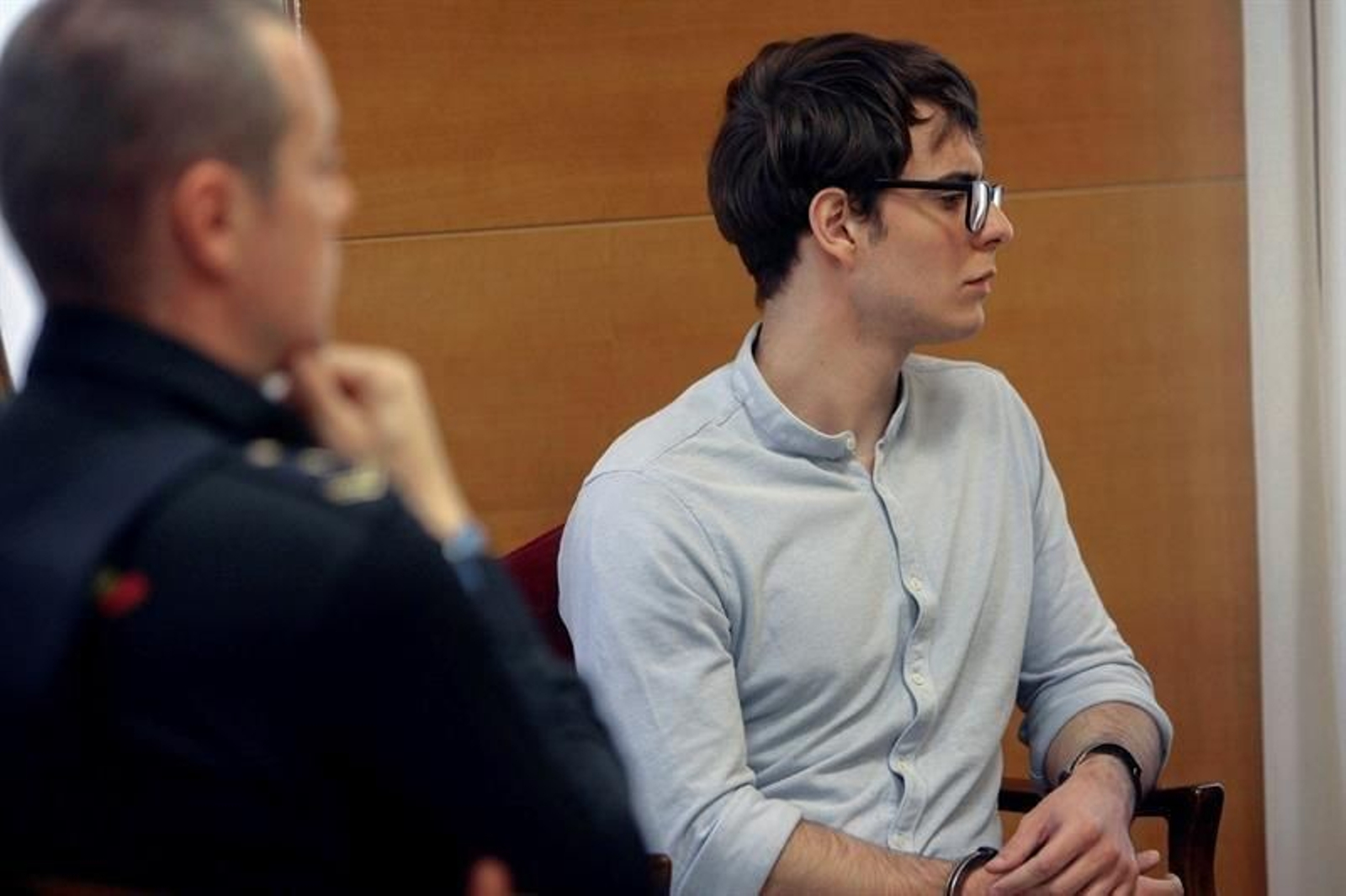 Patrick Nogueira durante el juicio.