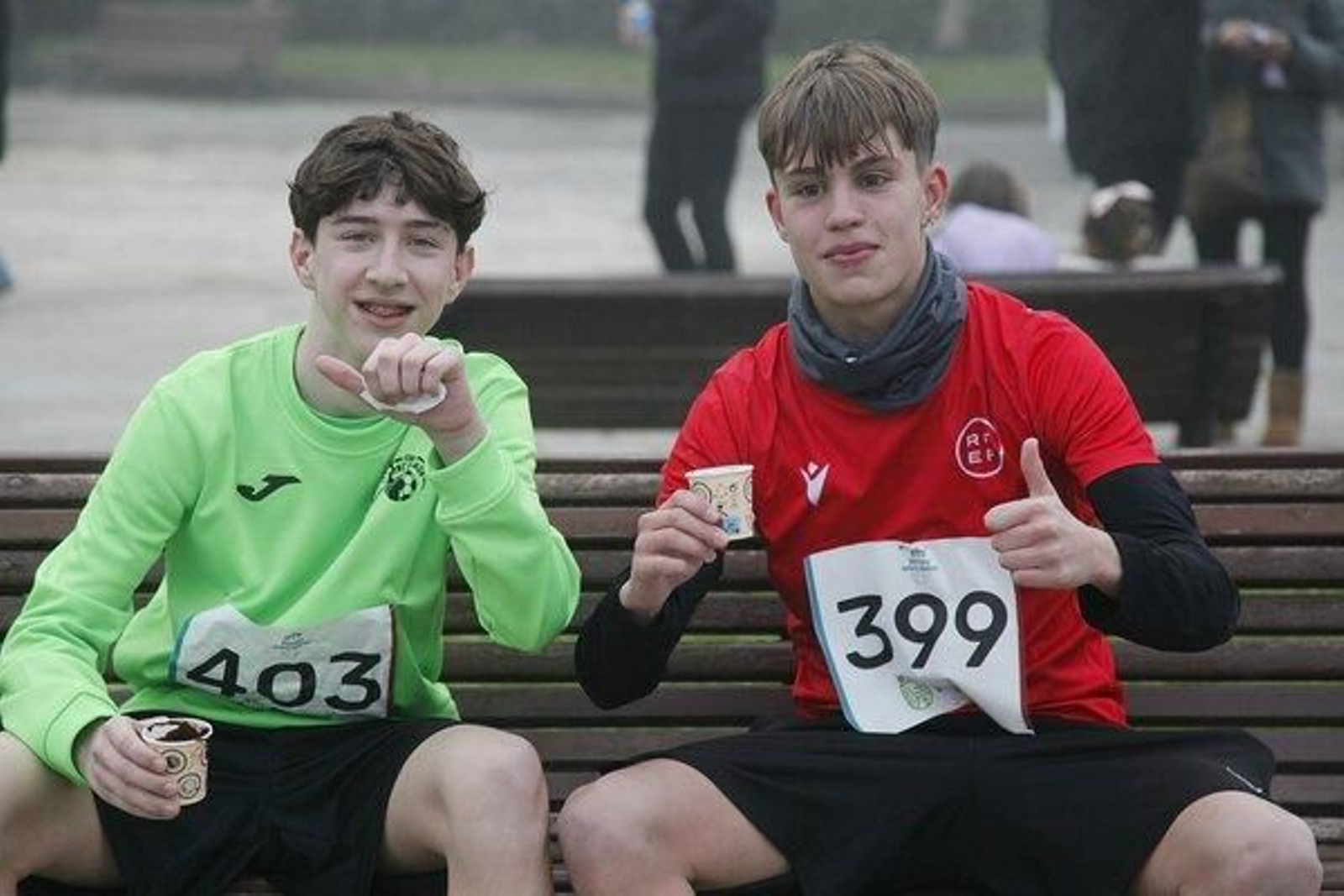 Los participantes recorrieron un circuito urbano con una distancia máxima de cinco kilómetros.