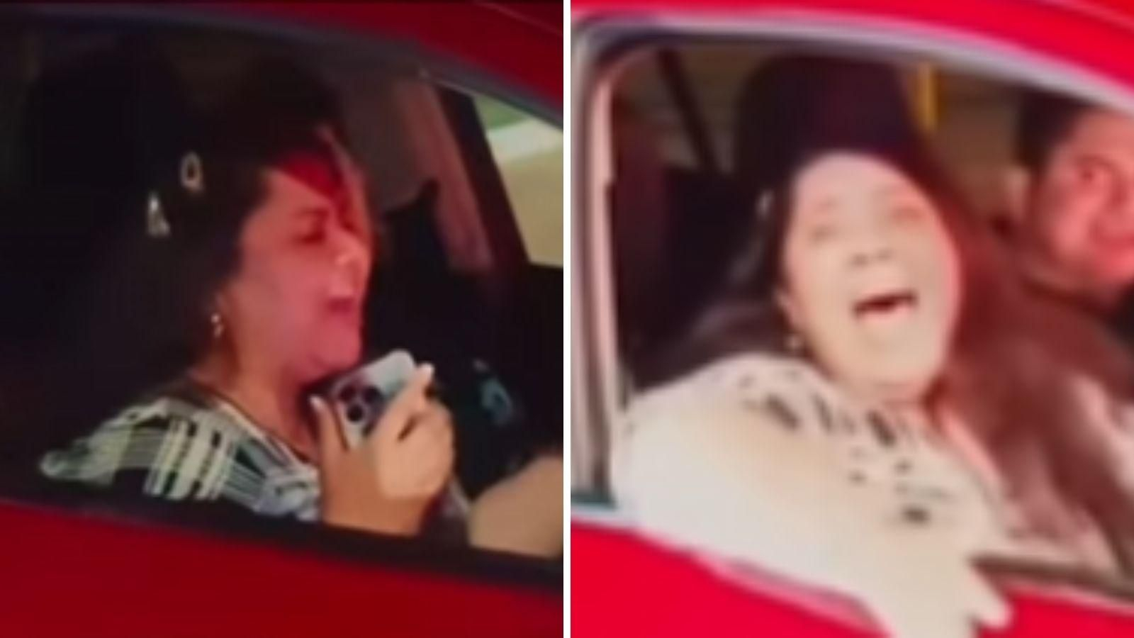 Momentos del vídeo en que una fan conoce a Juanes