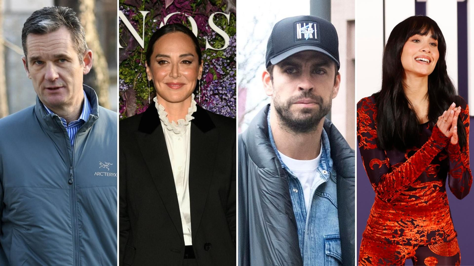 Urdangarín, Tamara Falcó, Piqué y Aitana Ocaña.