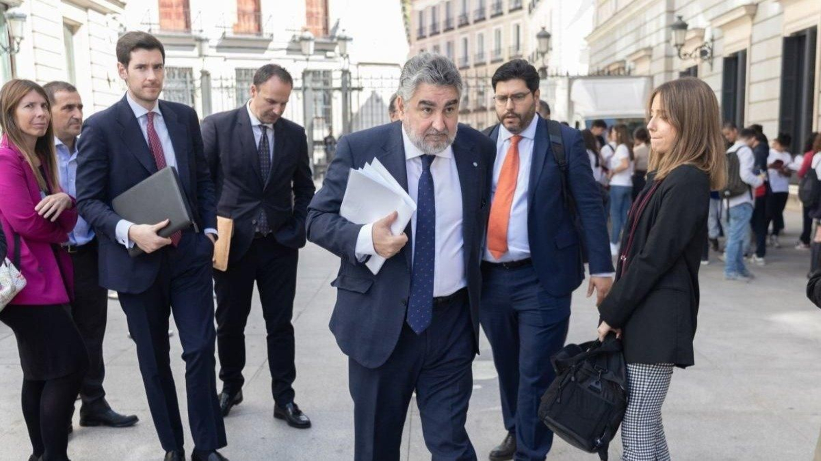 Rodríguez Uribes, presidente del CSD, habló ayer en el Congreso.