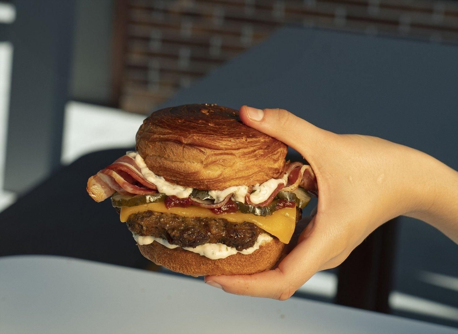 Hamburguesa de Dabiz Muñoz. // EP