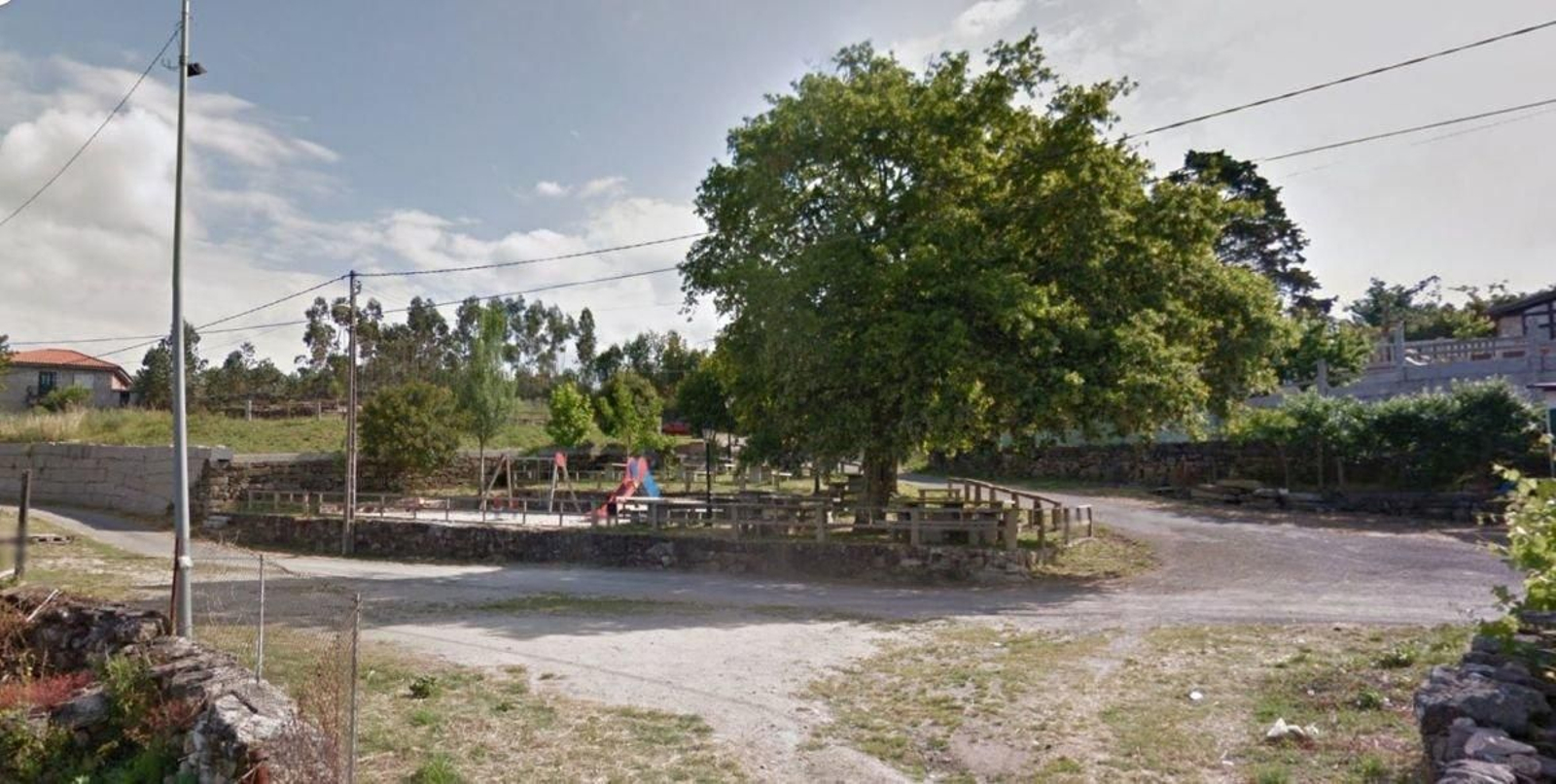 Imagen del estado actual de la Plaza da Pedreira, que será la primera actuación del plan de transformación.