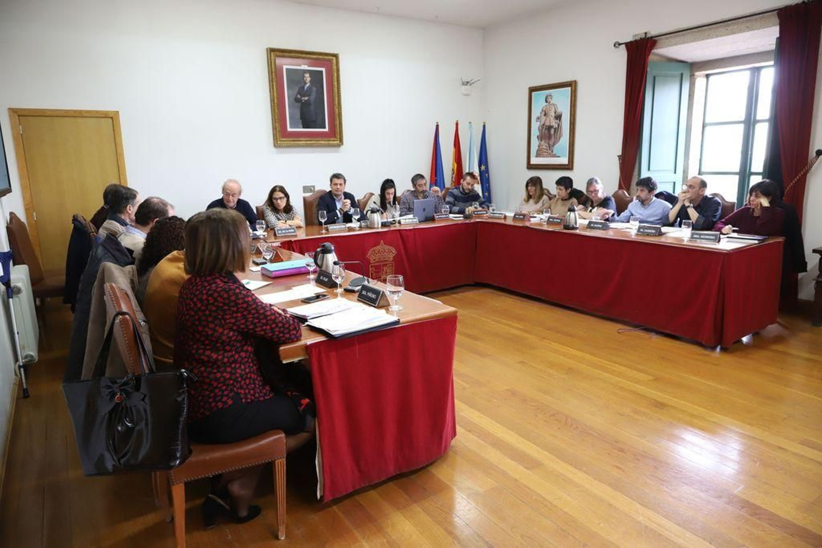 Pleno celebrado ayer en el consistorio y en donde finalmente no se habló de la ampliación de horario a 24 horas.