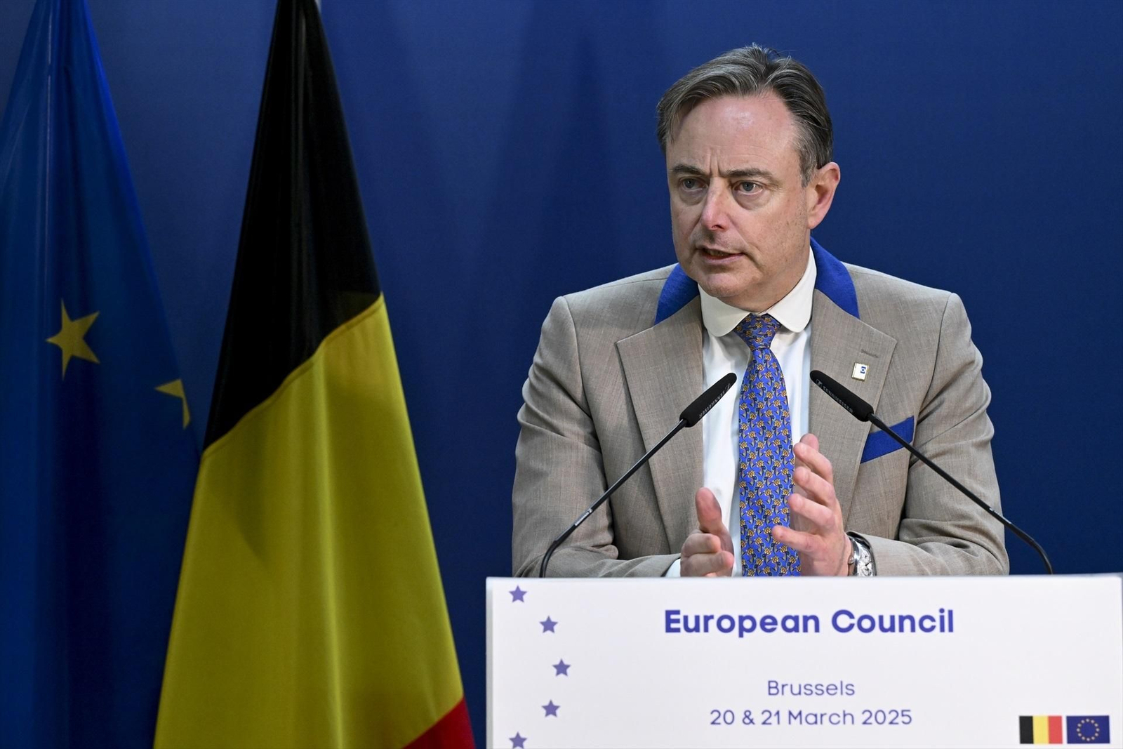 El primer ministro de Bélgica, Bart de Wever