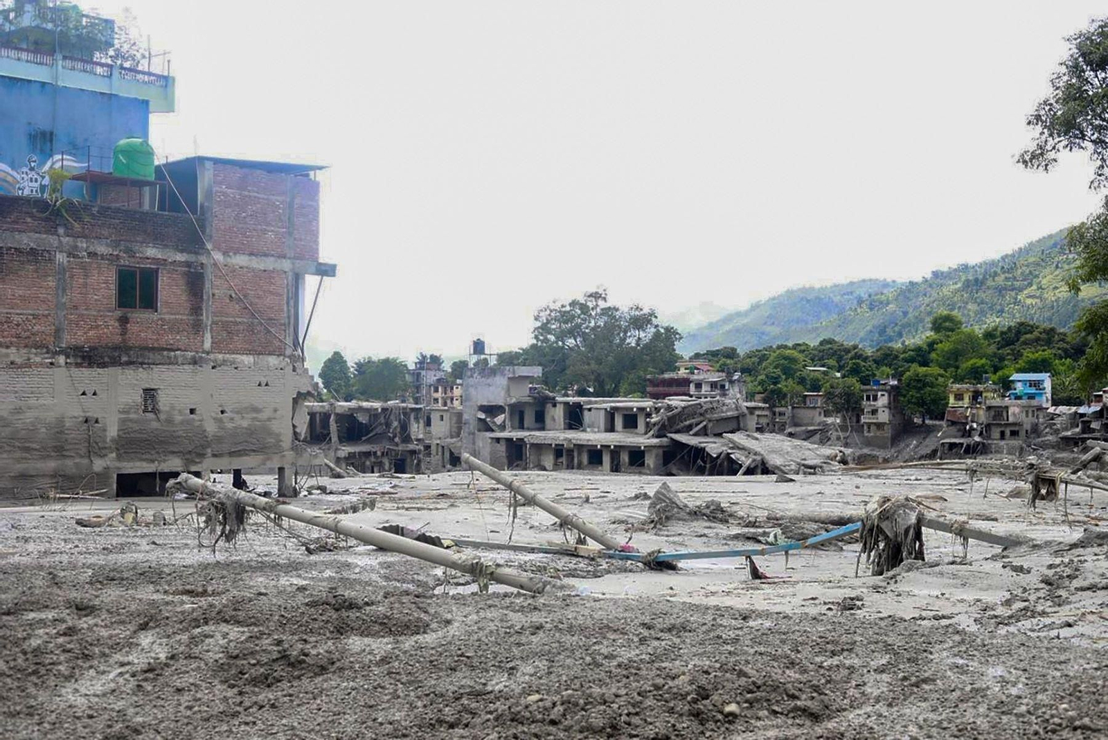Galería | Las imágenes satelitales que muestran la devastación de la riada en Nepal