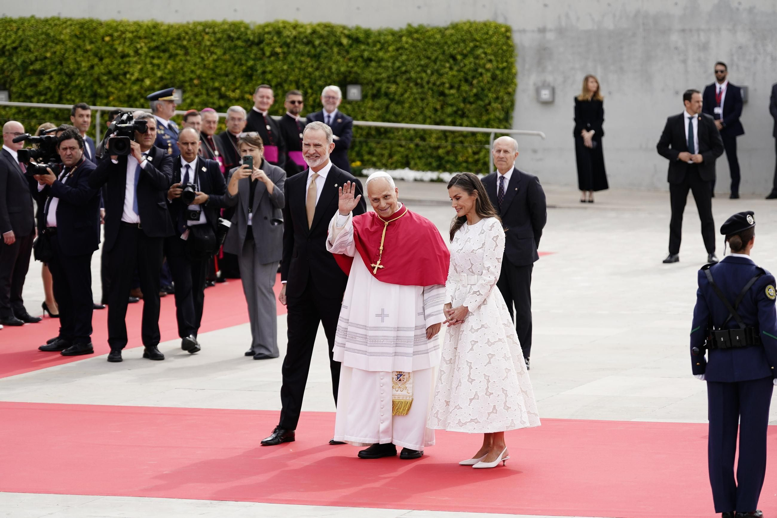Galería | La primera jornada de la visita del papa León XIV a Madrid