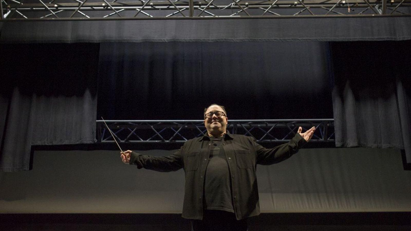 José Luis Tielas, director de orquesta. Foto: José Paz