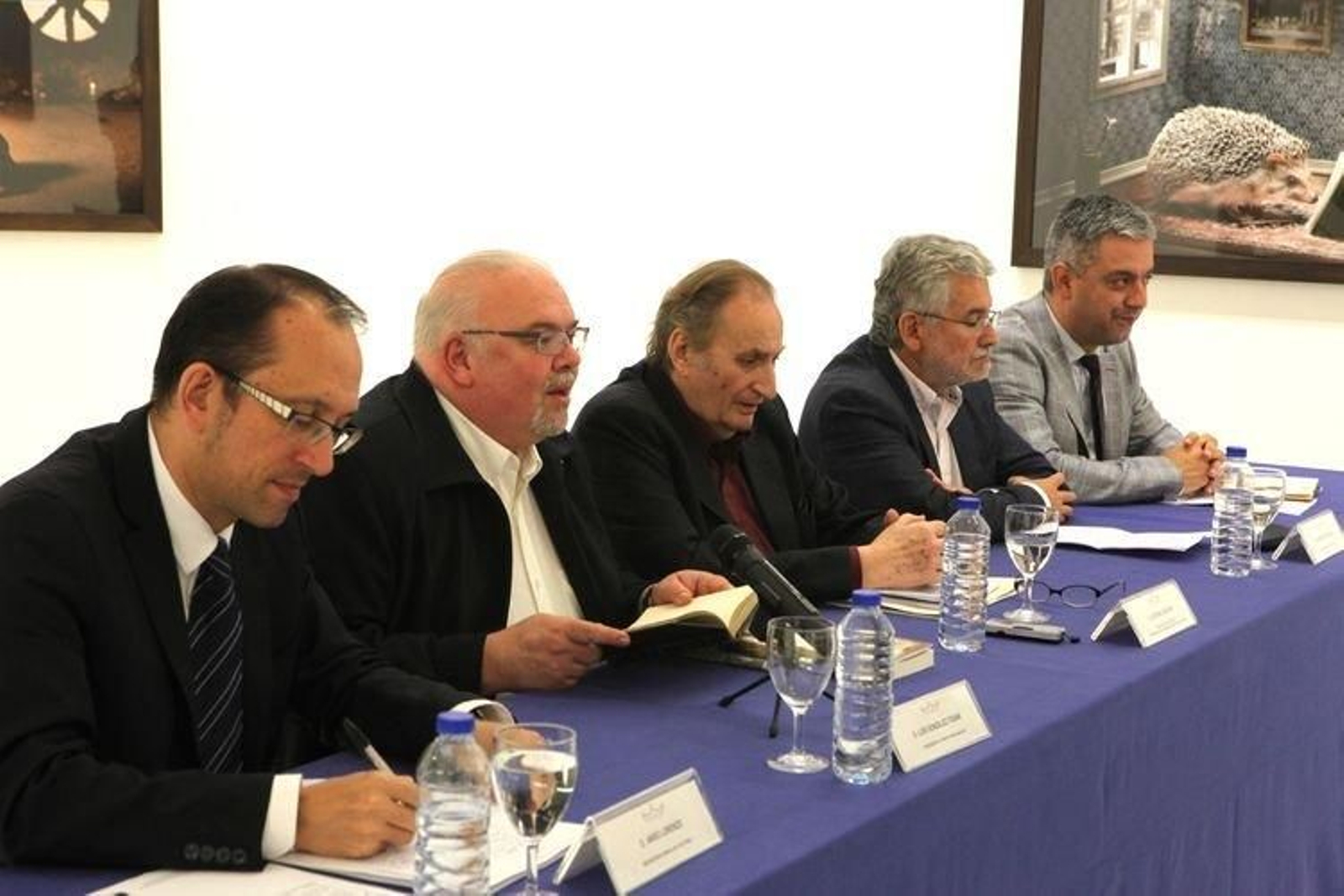 Imagen de la conferencia, este martes en el Marcos Valcárcel (MARCOS ATRIO)