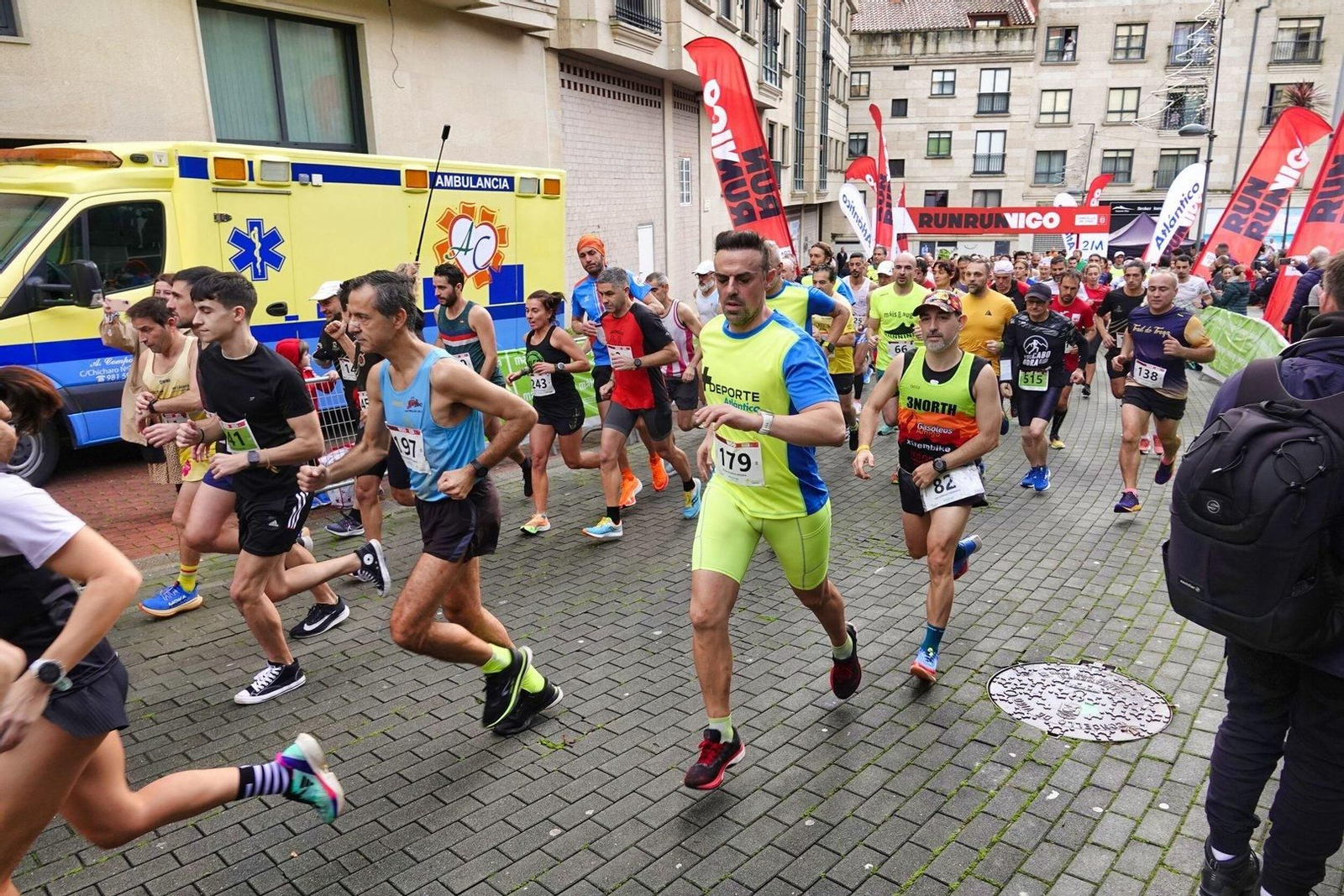 La carrera Vigo+11 en Coia.