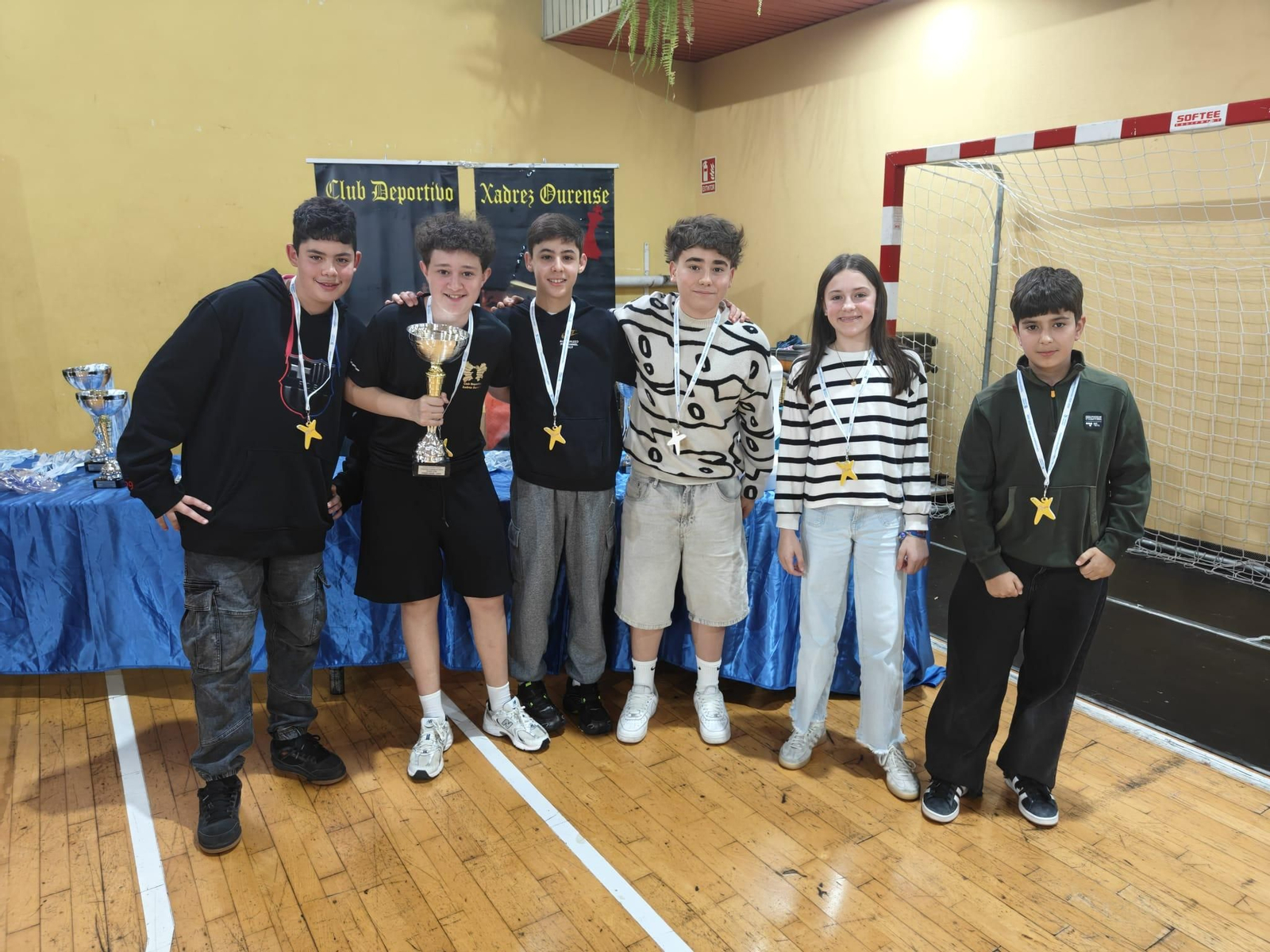 Galería | La final provincial escolar de ajedrez llena el Pazo, en imágenes