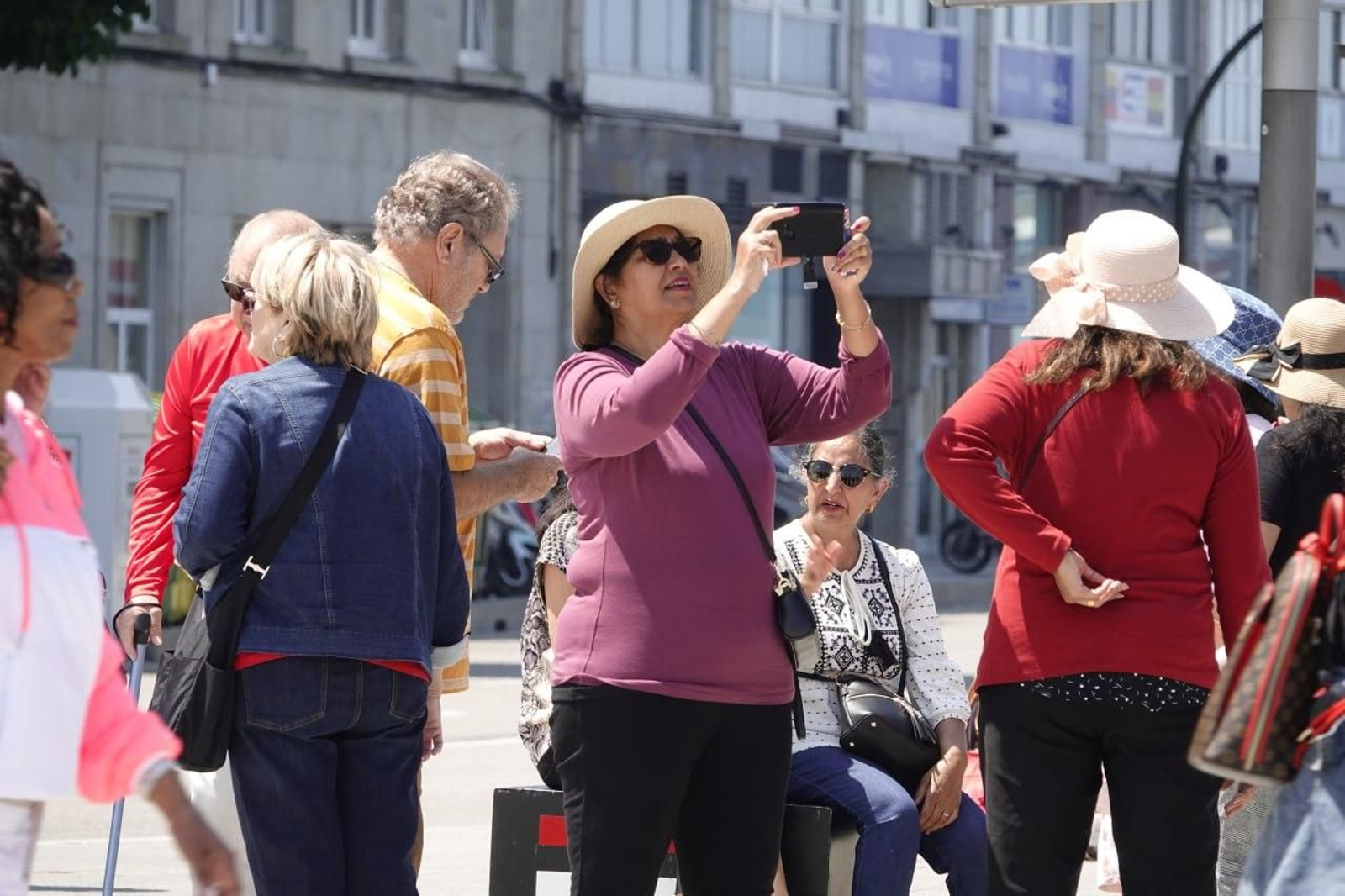 Turistas en Vigo. // Vicente Alonso