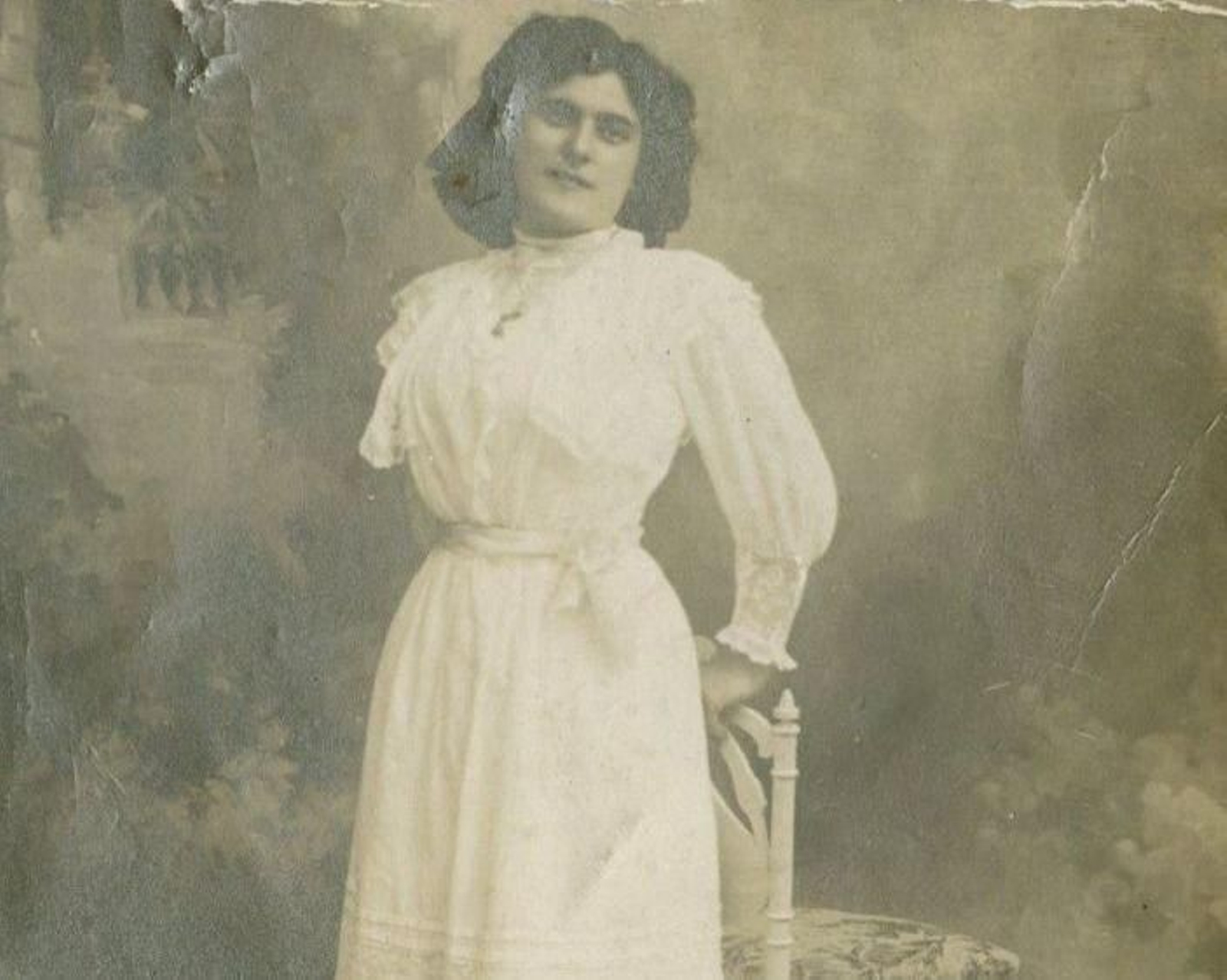 La maestra Ernestina Otero, única mujer candidata.