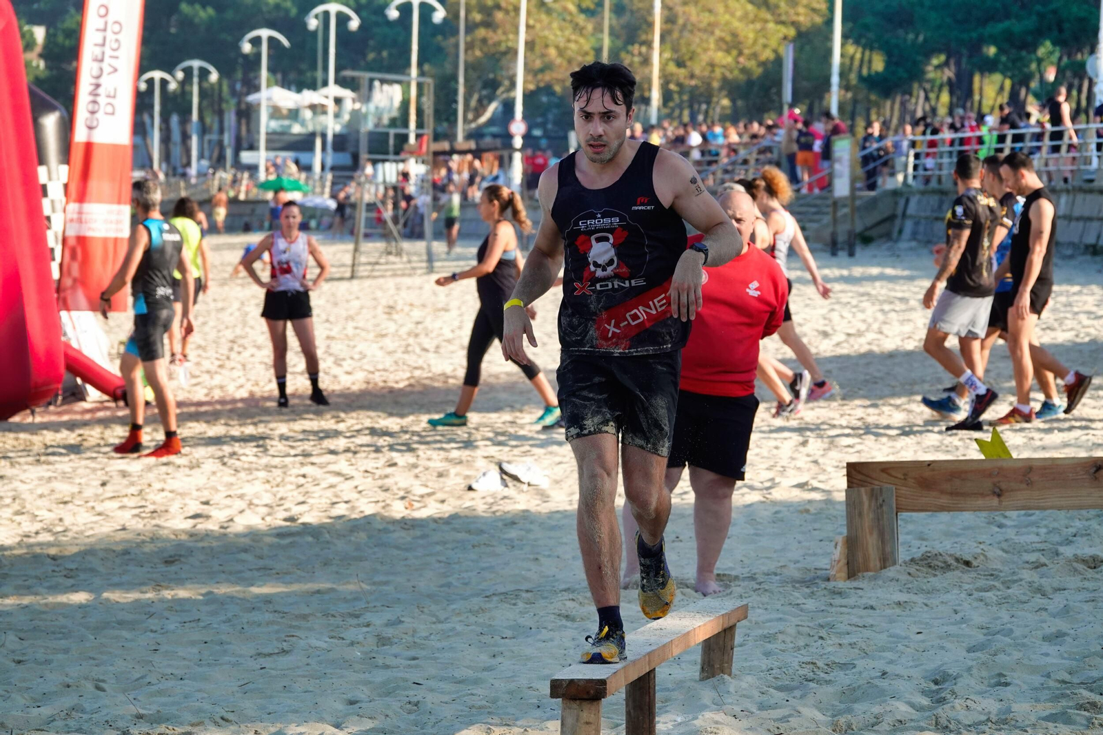Participantes en el desafío Boot Camp en Samil.