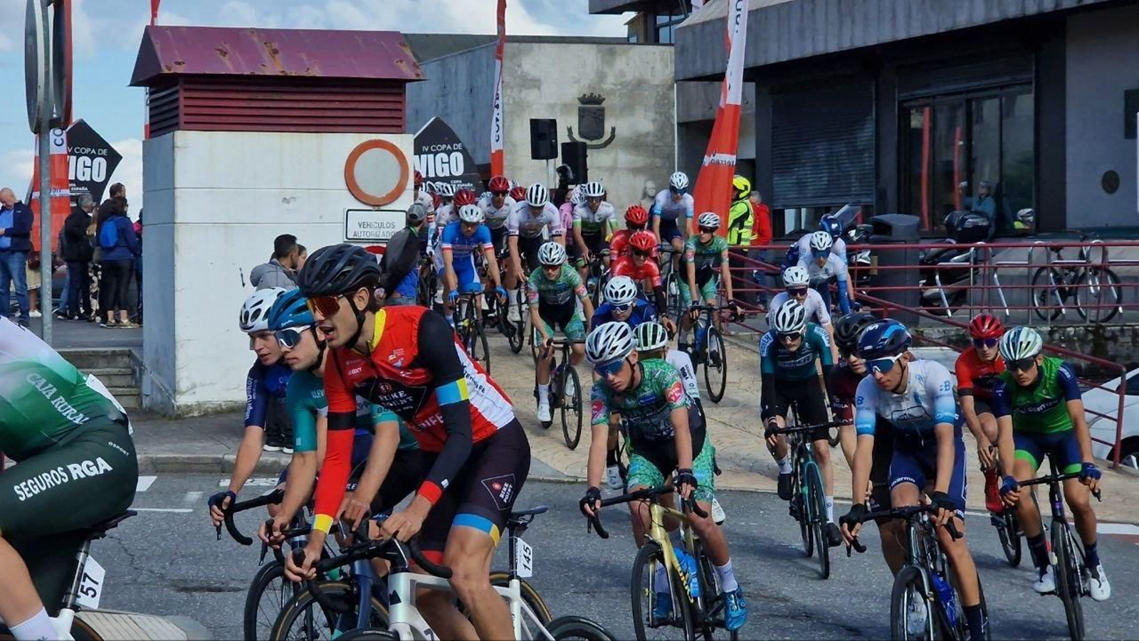 Copa de España de Ciclismo en Vigo.