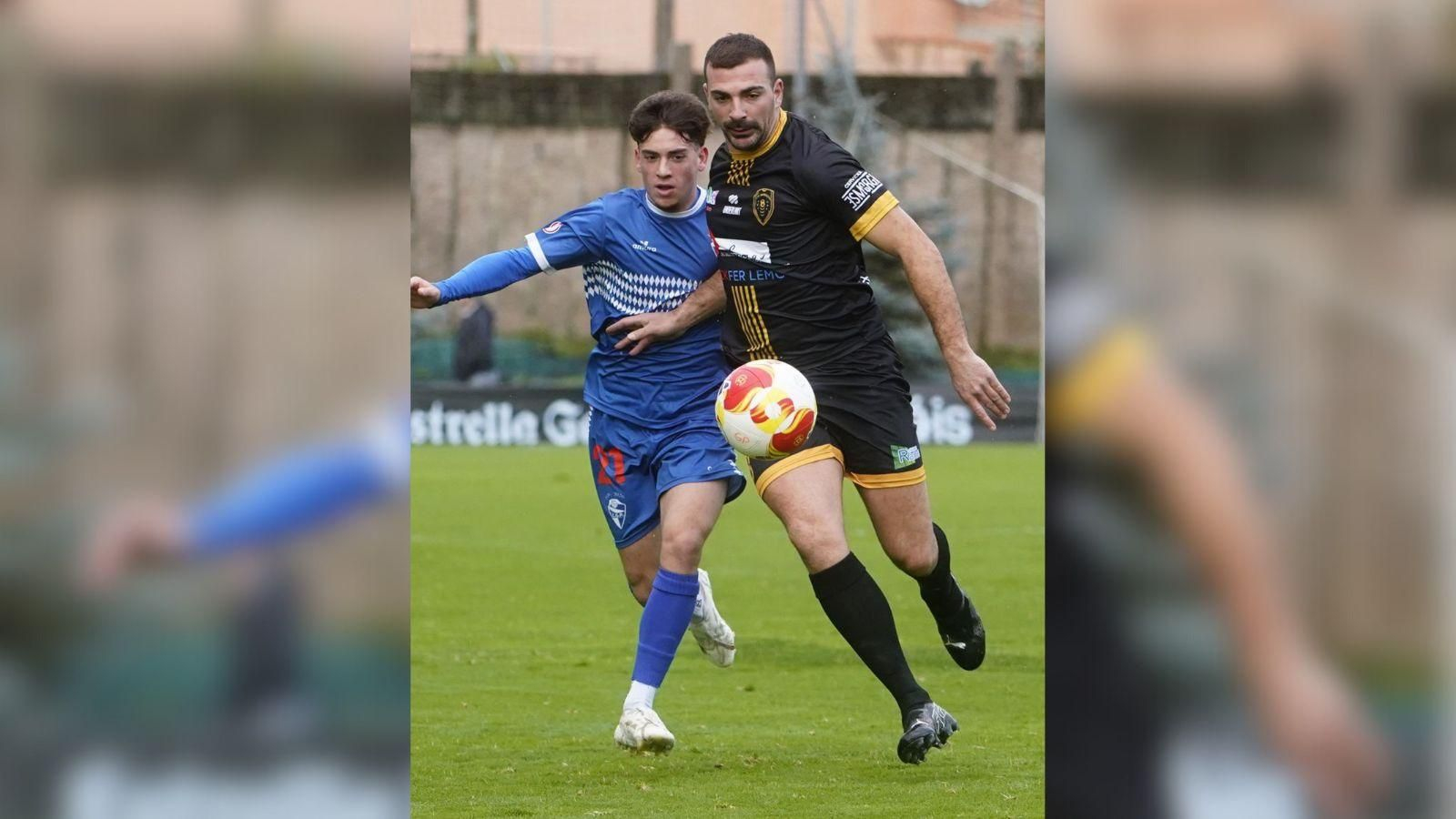 Fontán y Nespereira, en acción.