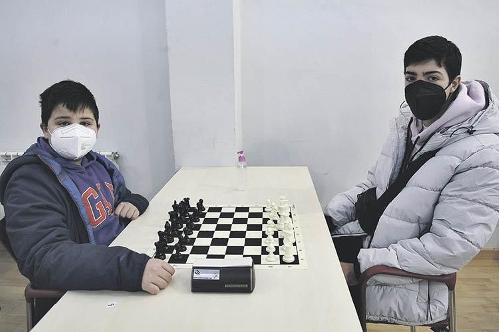 Benjamín y Cristian, dispuestos a darlo todo en el tablero.