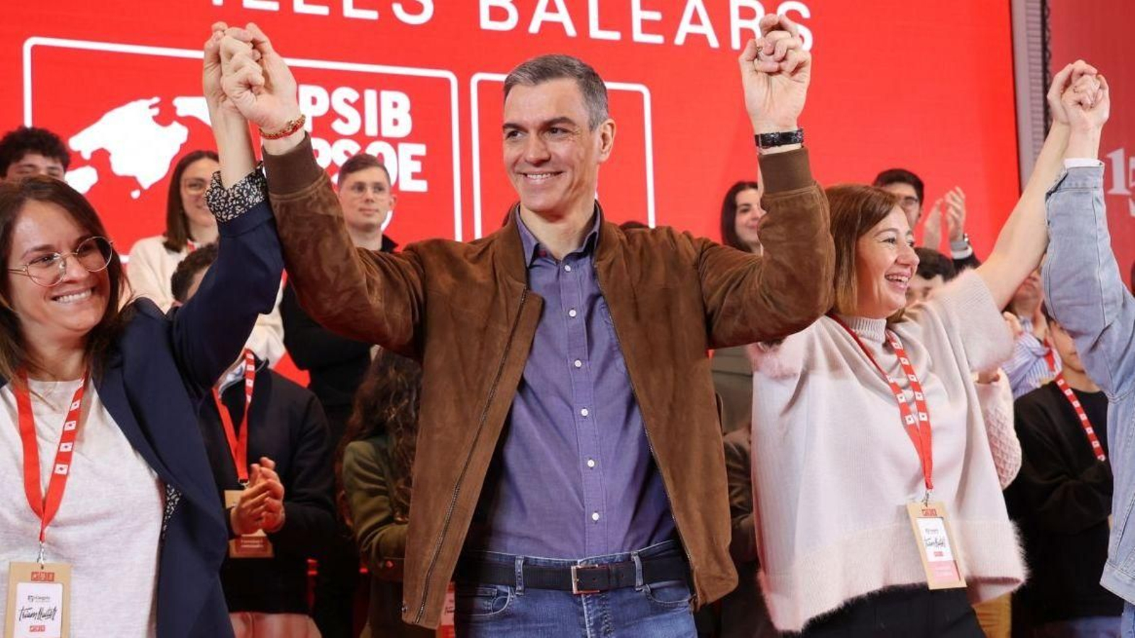 El presidente del Gobierno, Pedro Sánchez, en el congreso del PSIB-PSOE.