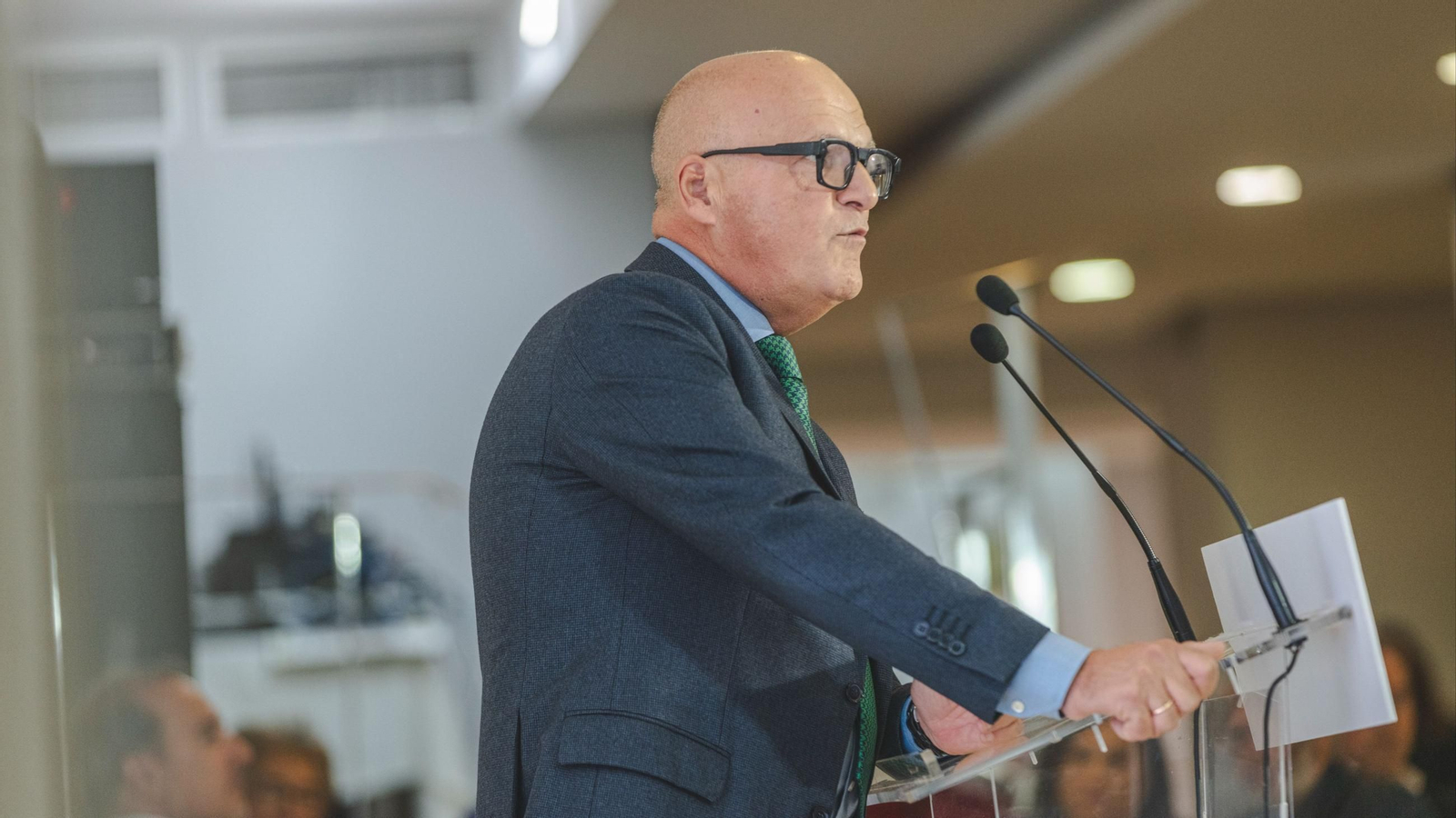 José Manuel Baltar durante su intervención en el Foro La Región.