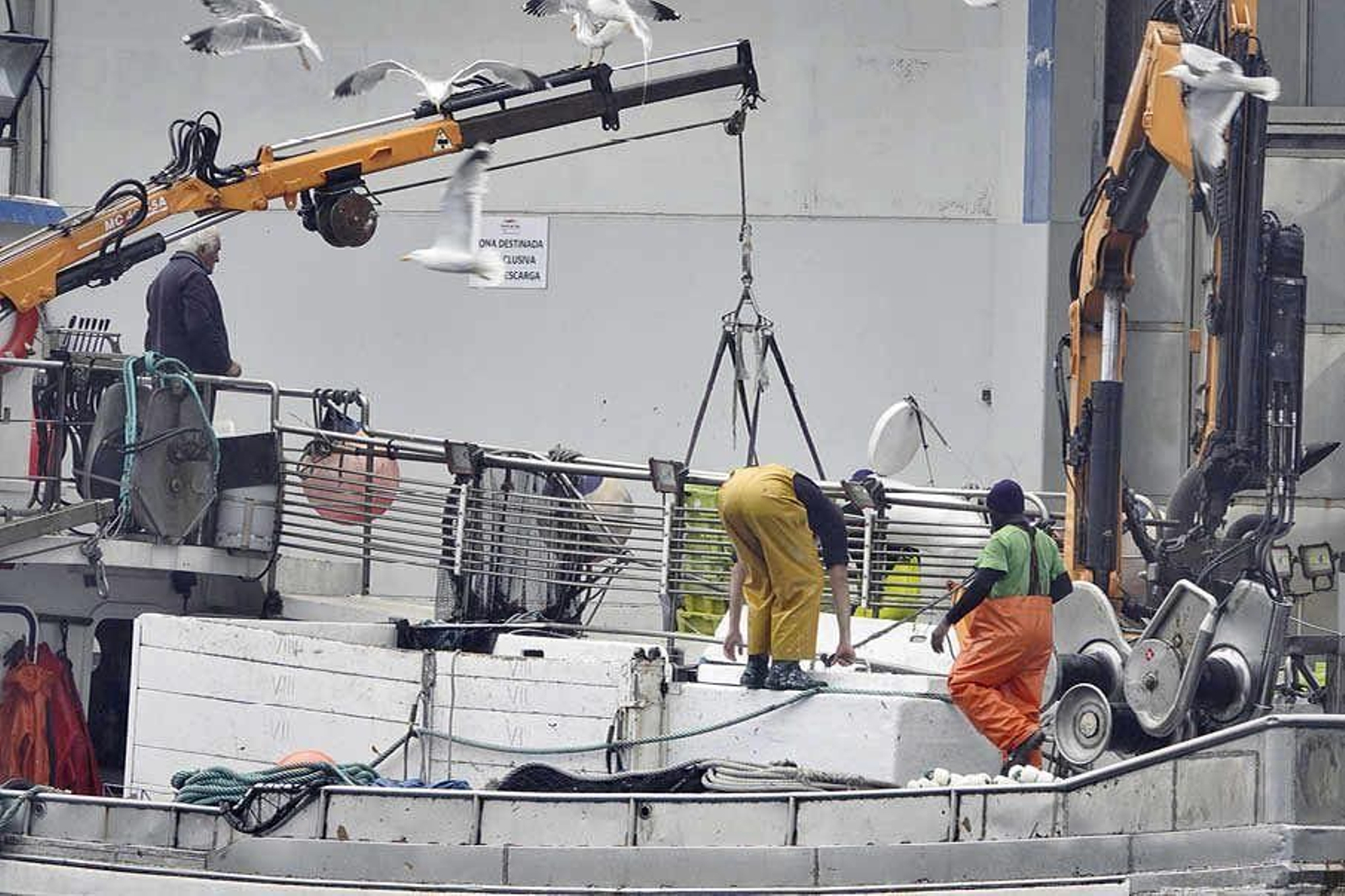 La pesca es uno de los sectores que más necesidad de trabajadores tiene para sus flotas.