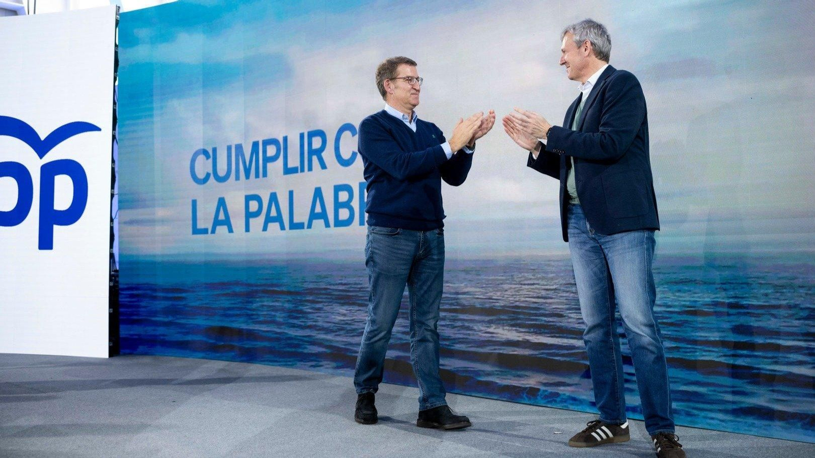 Feijóo y Rueda en la Interparlamentaria del PP en Ourense (O.P.)