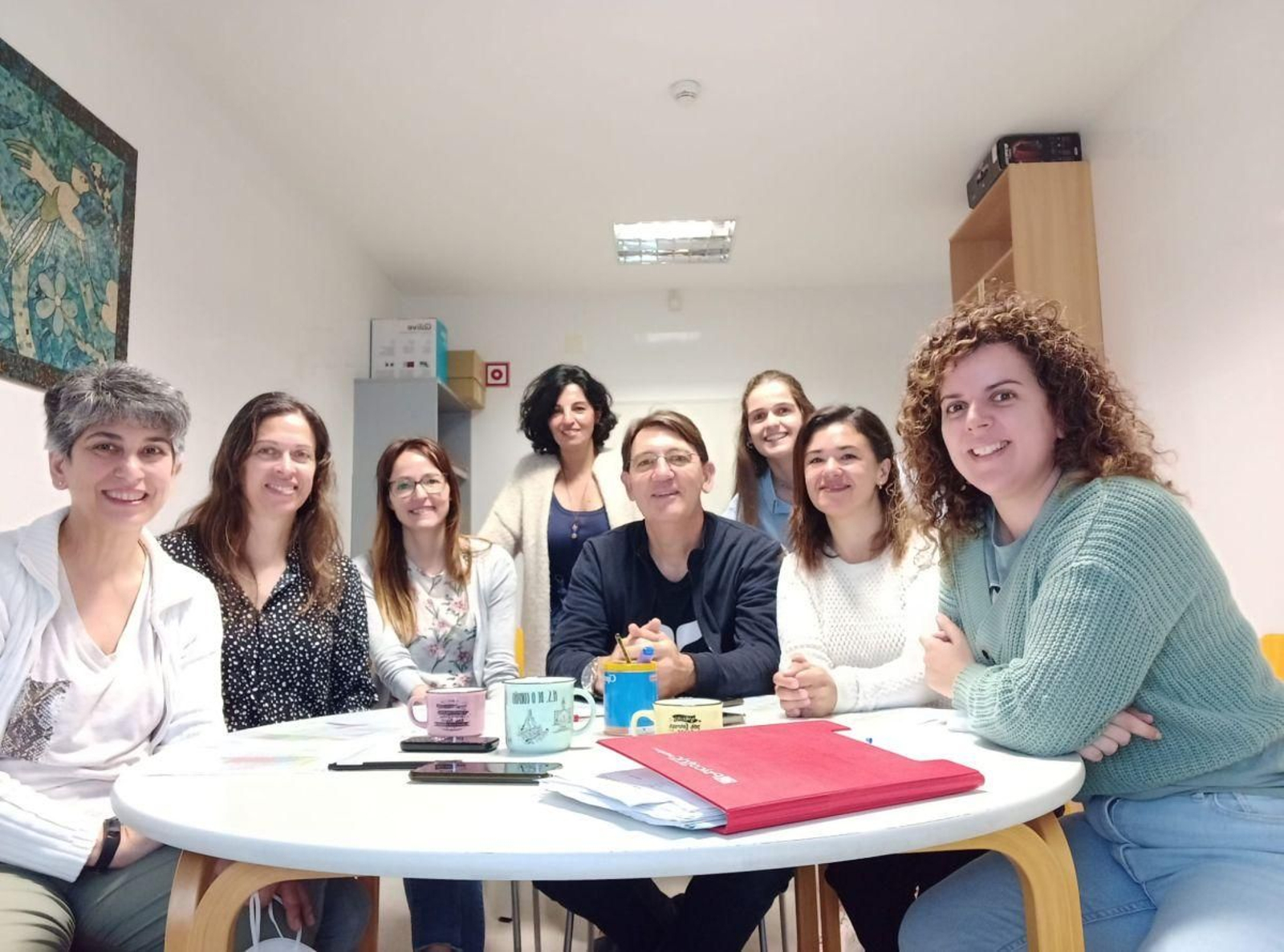 Miembros del equipo de continuidad de cuidados de Vigo.