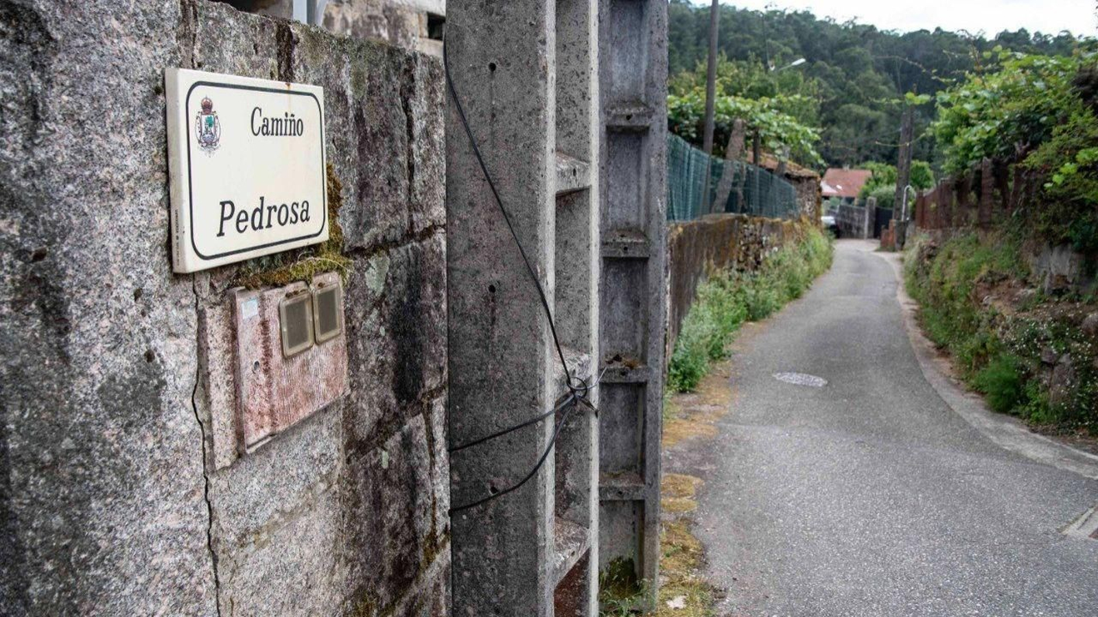 Camiño da Pedrosa, parroquia de Bembrive, en Vigo, donde localizaron sin vida a una mujer de avanzada edad.