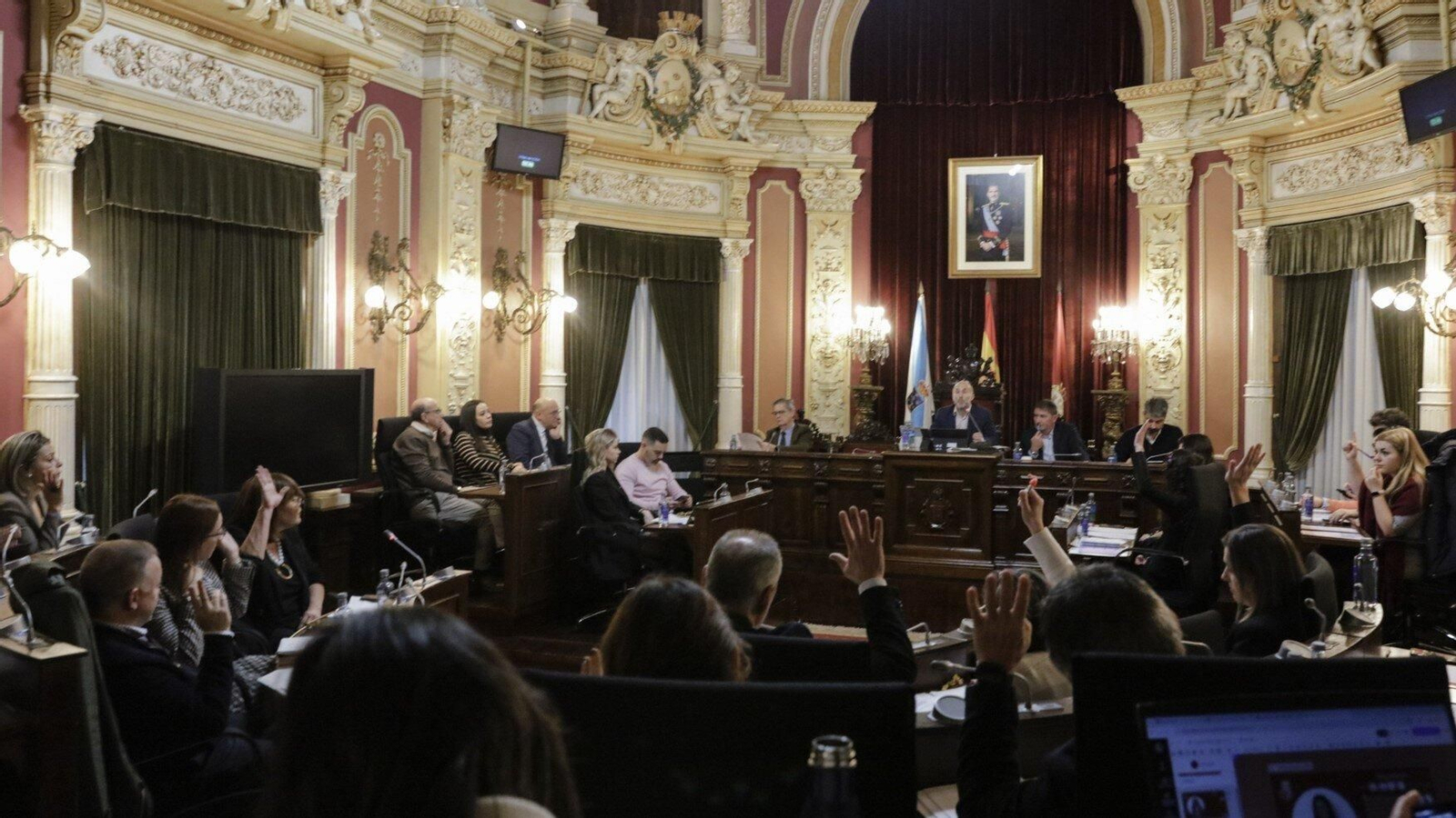 Pleno del Concello. Foto: Iago Cortón