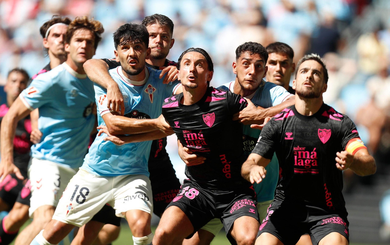 Galería | El partido entre el Celta y el Málaga en Balaídos