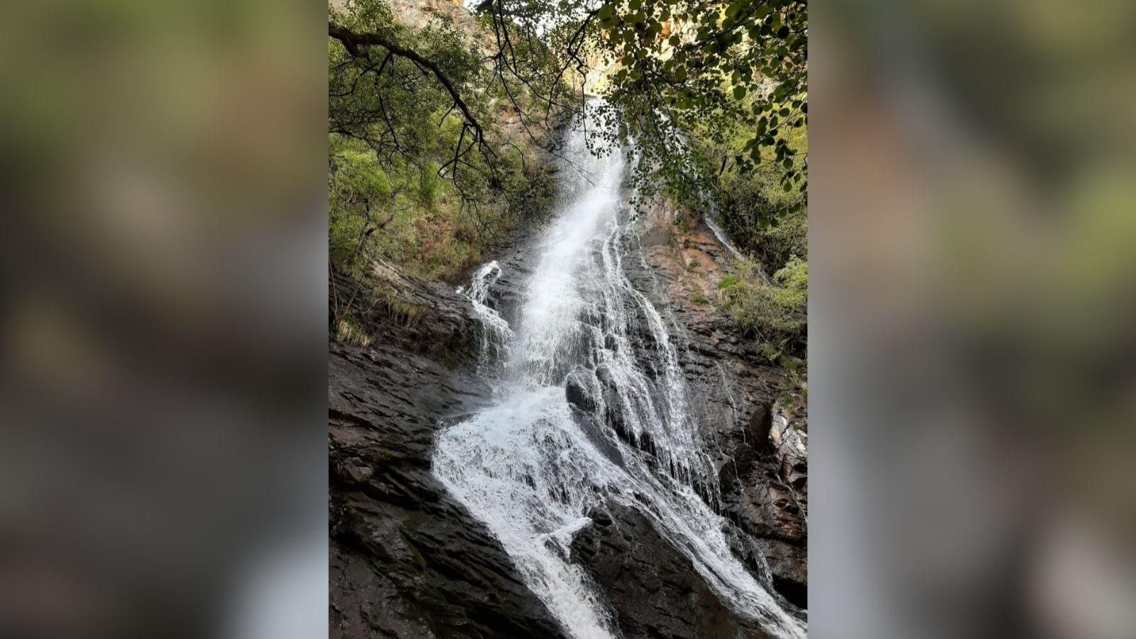 La cascada de la Citadella, en Vilardevós, Ourense