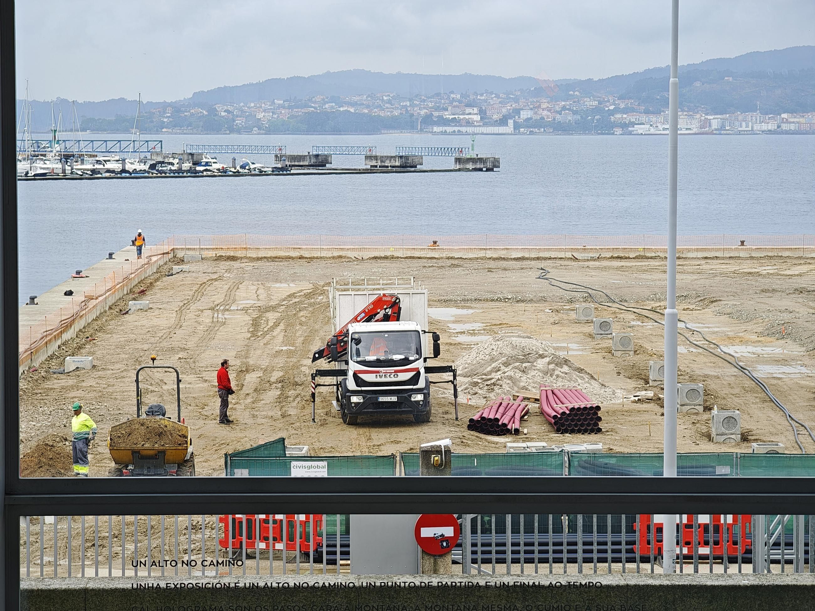 La ampliación del Berbés, vista desde el Auditorio de Beiramar.