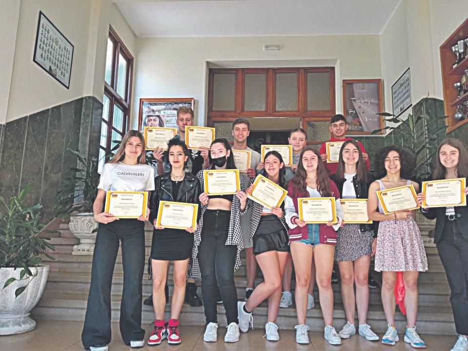 Alumnos de Josefinas participantes en el proyecto premiado.