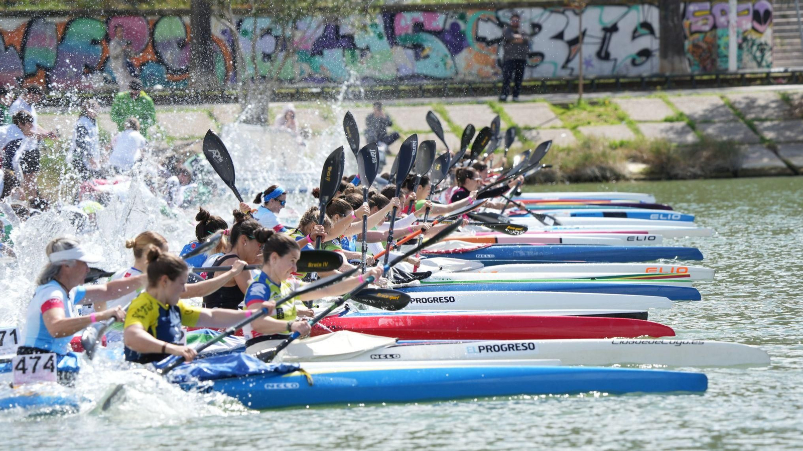 Una de las salidas en el Estatal de invierno de Sevilla.