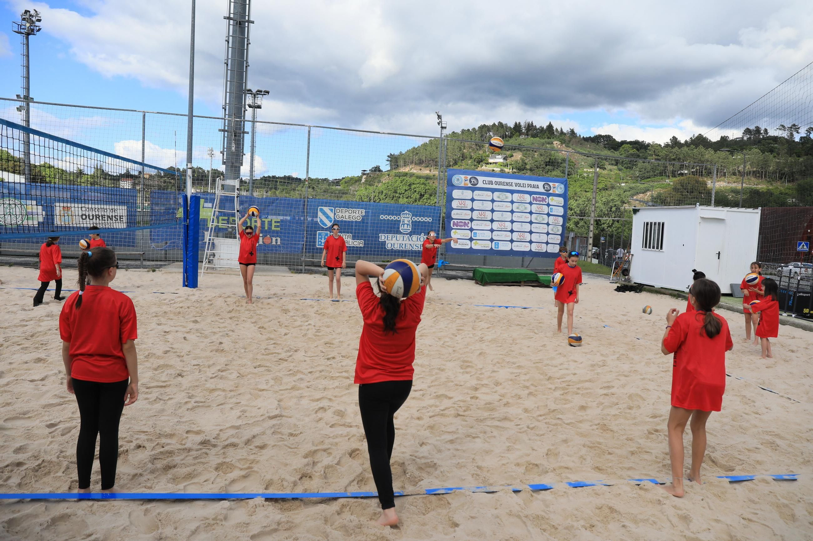 La arena de Oira, punto de encuentro de otra actividad Más Deporte La Región