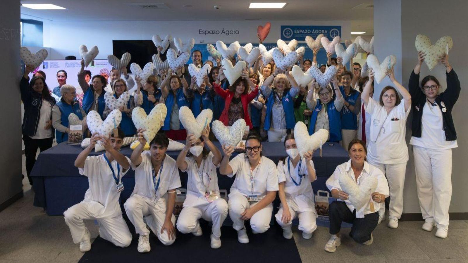 El evento “Corazones Solidarios” celebrado en el CHUO.