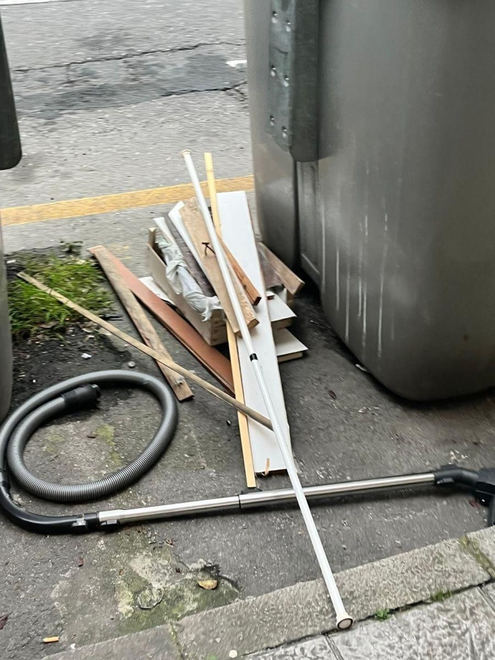 Basura en lugares que no son adecuados