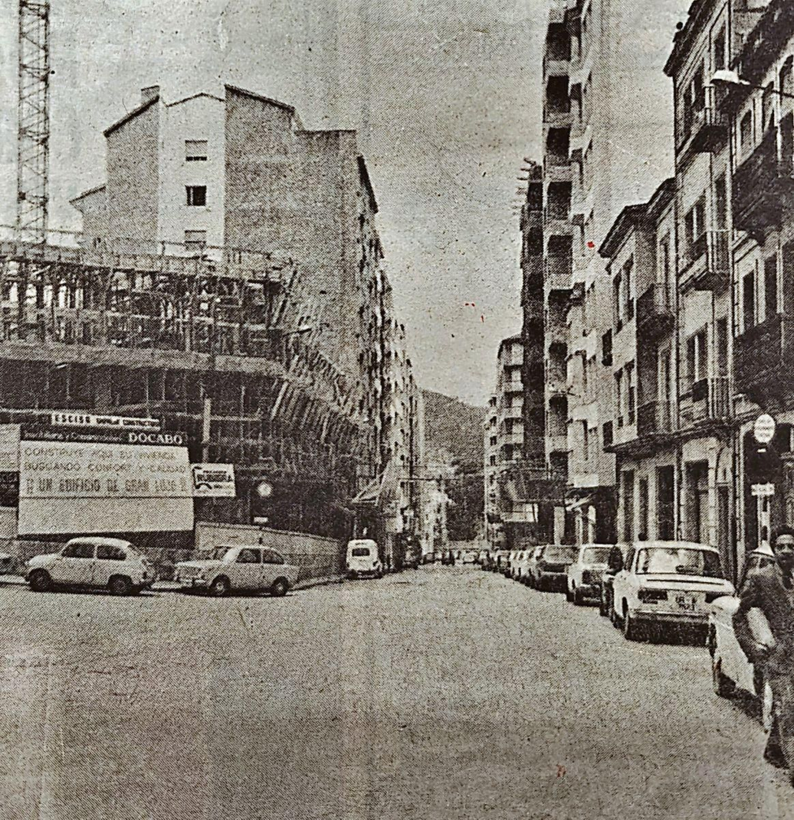 Vista de la avenida de La Habana antes de su pavimentación.