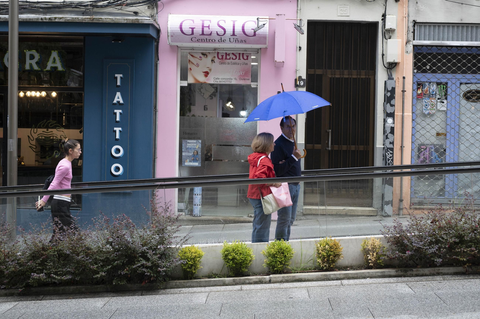 Galería | Otra tarde de agosto pasada por agua en Ourense