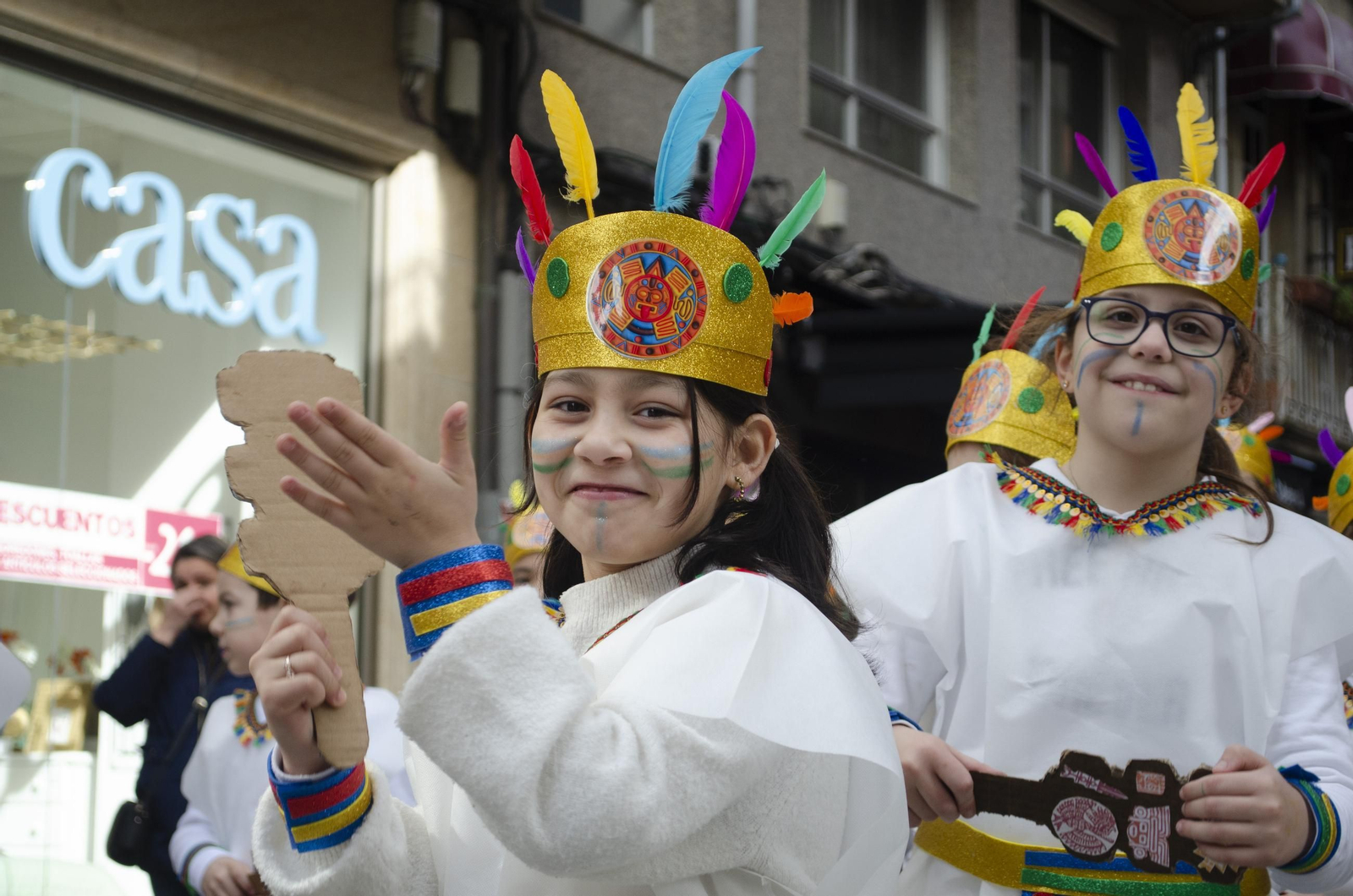 Desfile de los escolares de Carballiño.