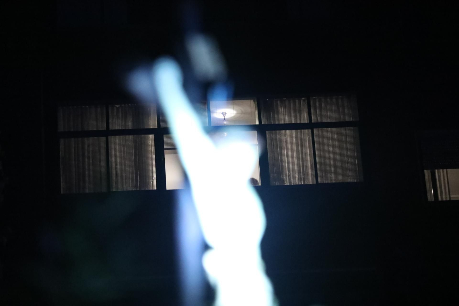 Viacrucis de Protección Civil por las calles de Maceda. José Paz.