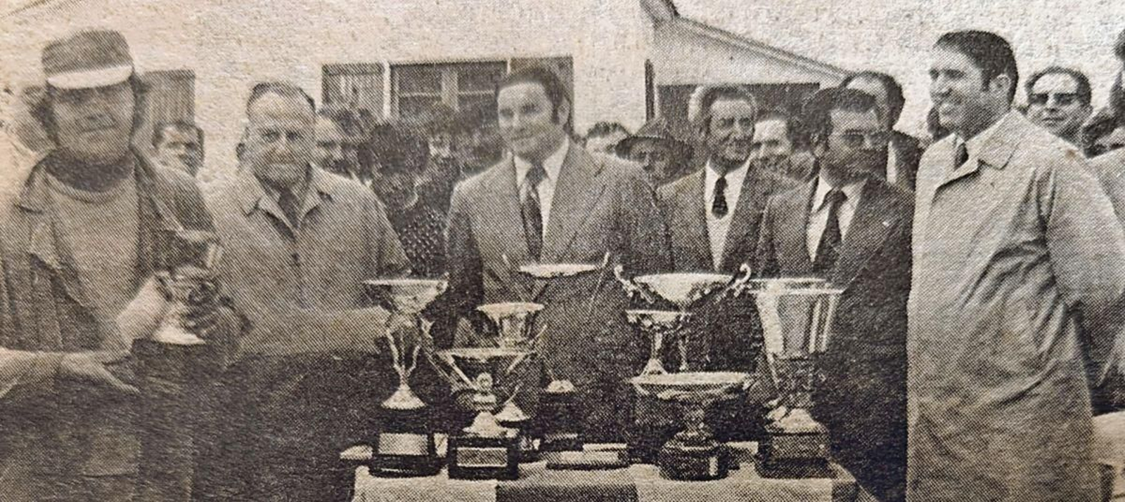 Un momento de la entrega de trofeos.