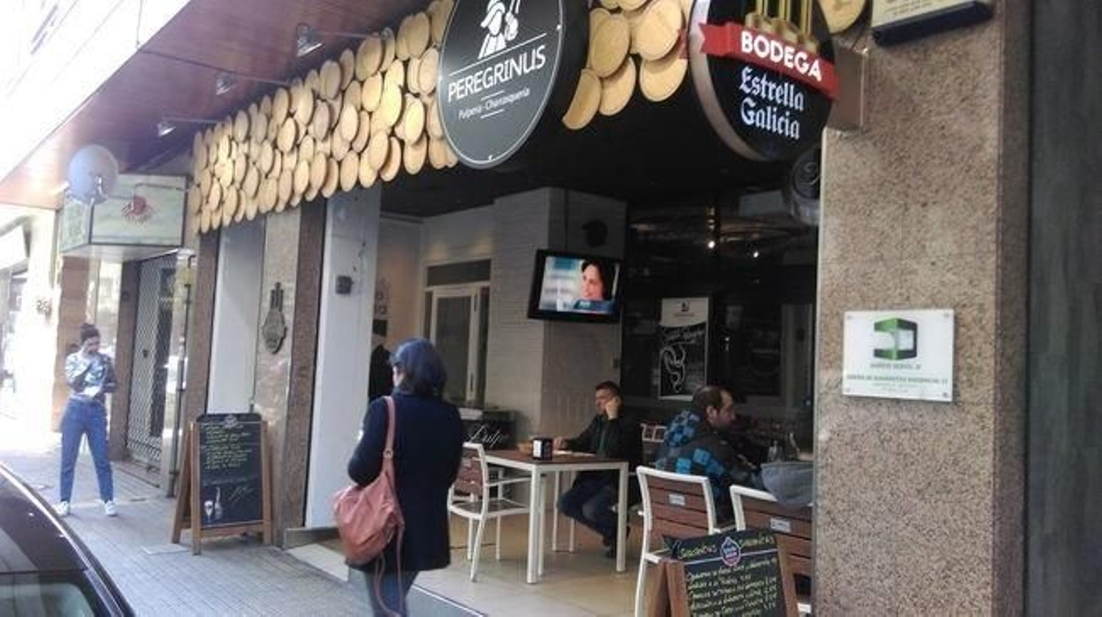 Fachada del Peregrinus de Valle Inclán, en Ourense.