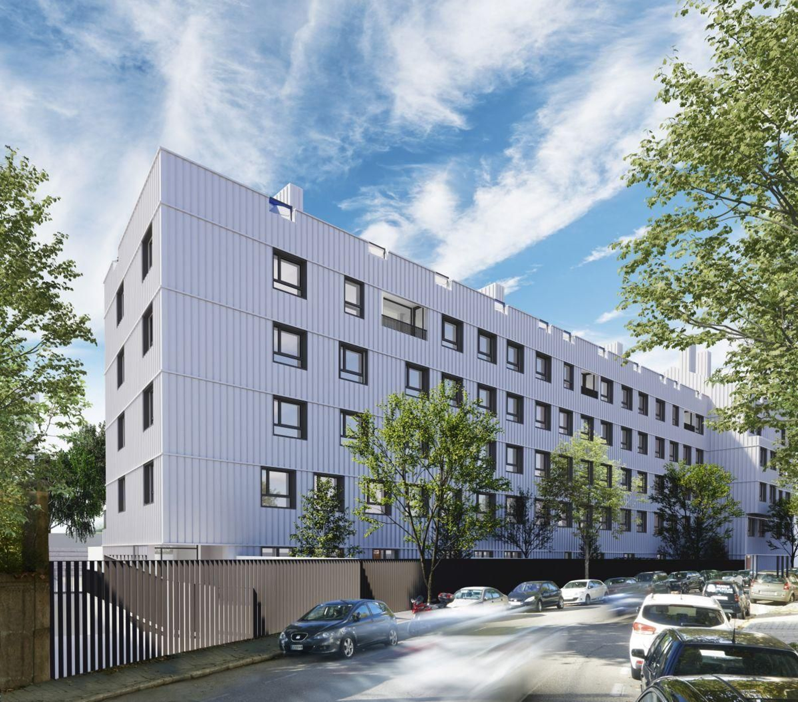 Imagen de cómo será el edificio de 42 viviendas situado  en las proximidades de la costa.