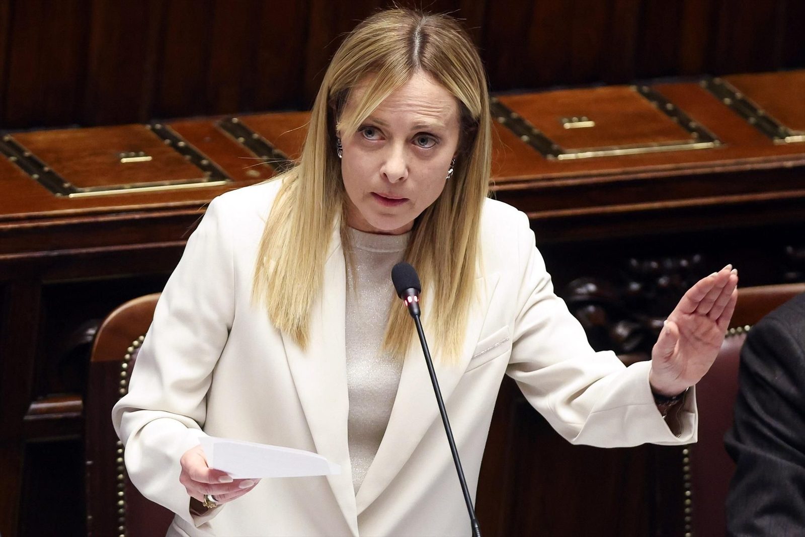 La primera ministra de Italia, Giorgia Meloni